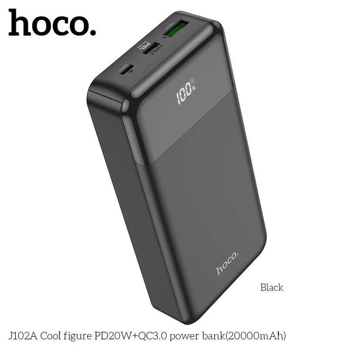 Hoco J102A Cool 22.5W+PD20W Power Bank 20000mAh for Samsung iPhone 17