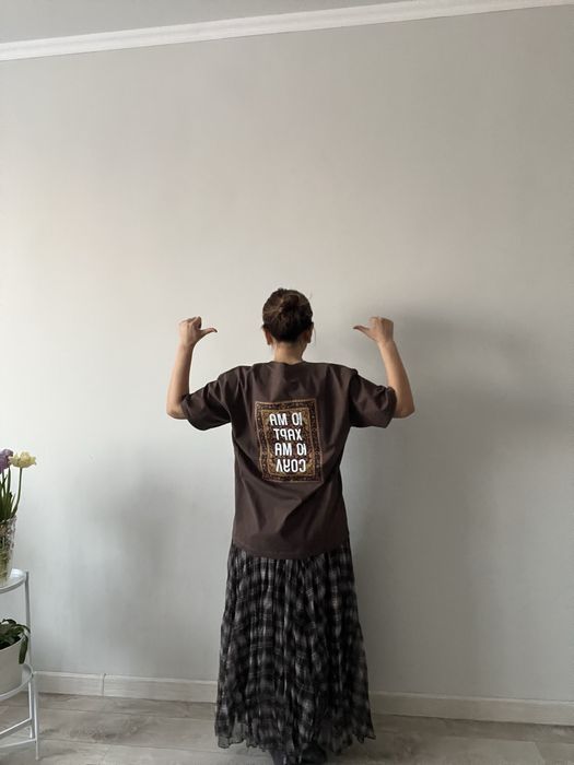 Футболка из плотного хлопка