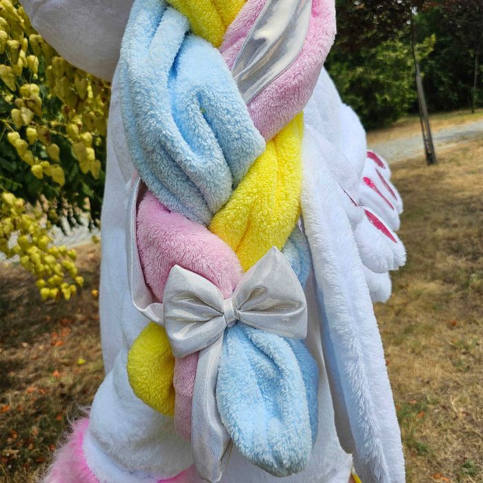 Costum Mascota Unicorn Magic Alb pentru Evenimente