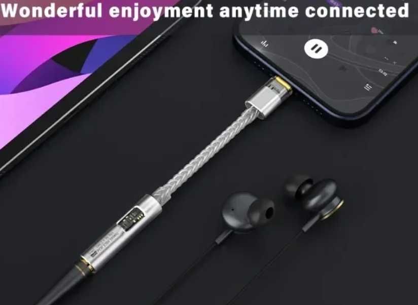 Новый запечатанный ЦАП AMP Hi-Fi 32 бит 384 кГц 60 мВт Type-C до 3,5мм