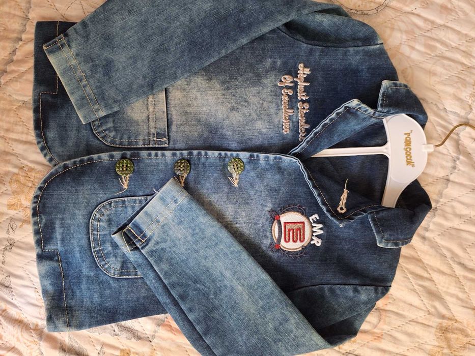 Детско дънково сако