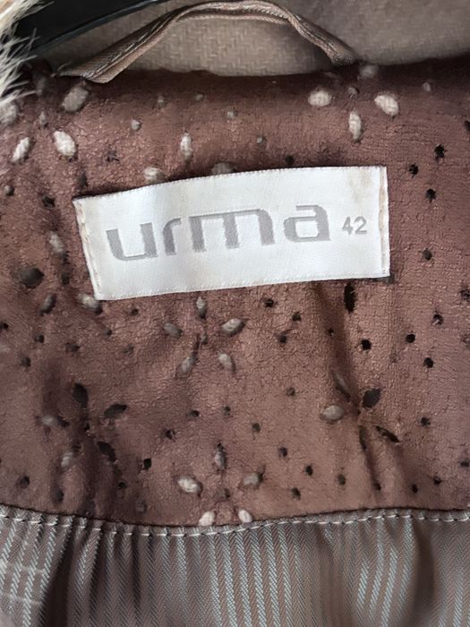Palton Urma, roz prafuit, 50% lana