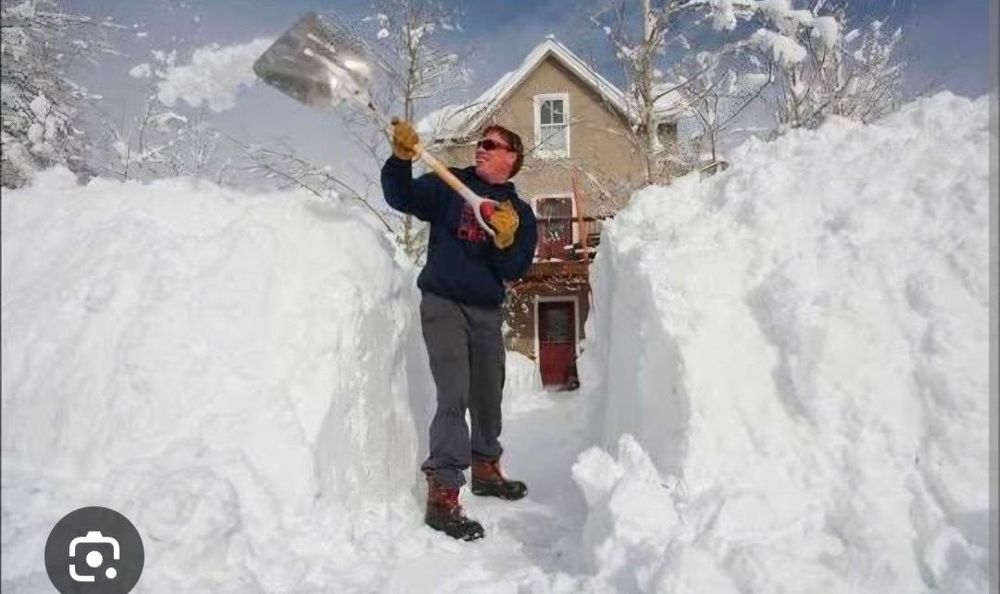 Ручная уборка снега