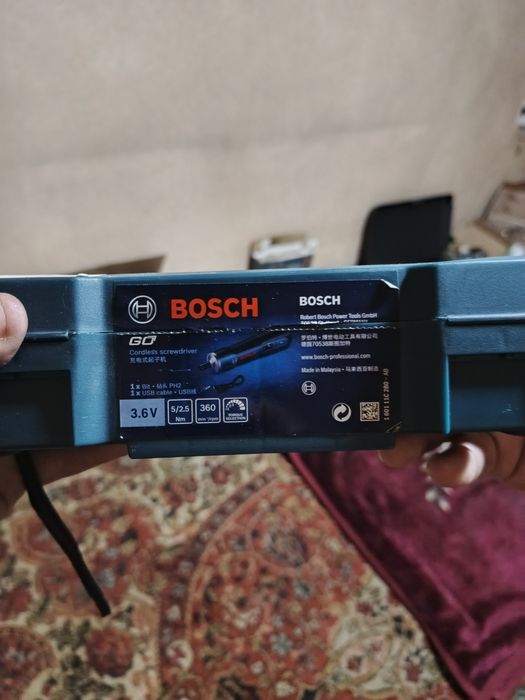 Аккумуляторная отвертка Bosch GO