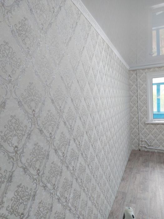 Поклейка обоев 800тгм²