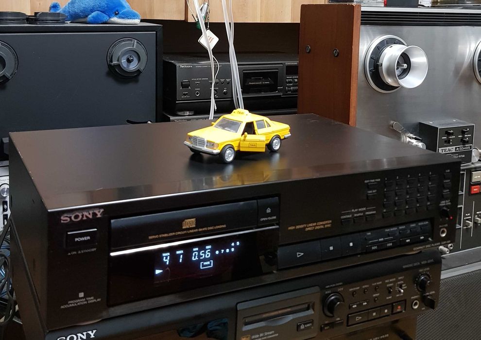 Compact Disc Deck Audio Stereo Vintage SONY CDP 591 BLACK