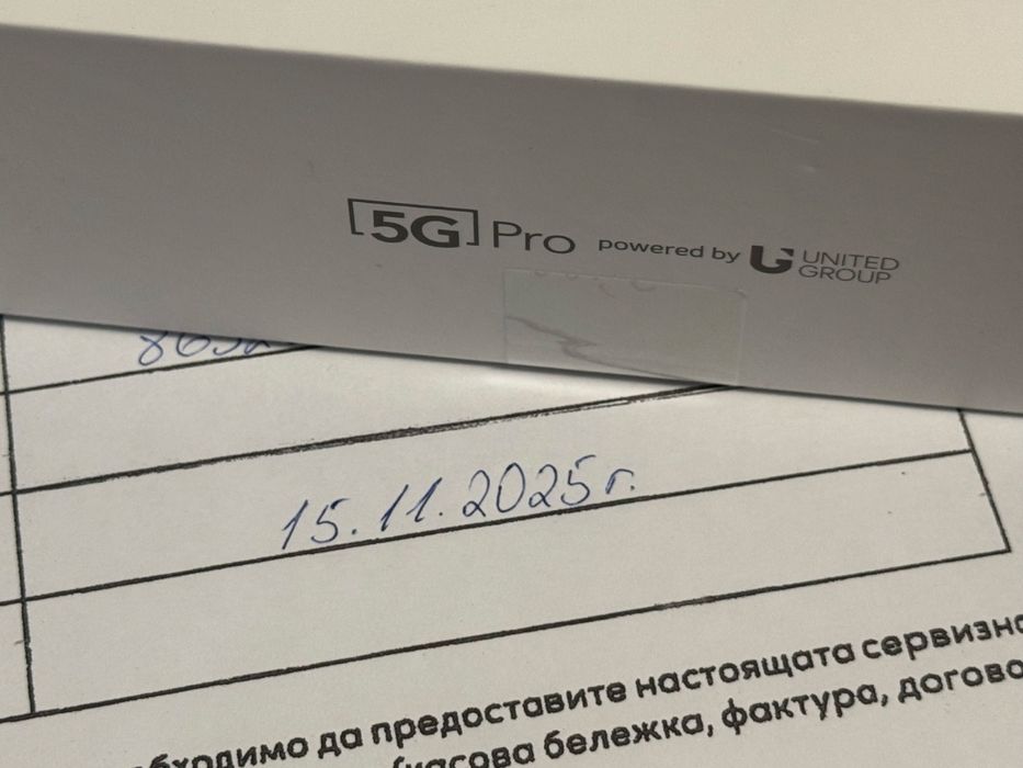 ЗАПЕЧАТАН 256GB Vivacom 5G Pro Гаранция Vivacom 2027 г. Black | Черен