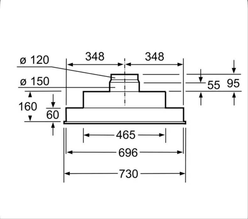 Встраиваемая вытяжка Bosch