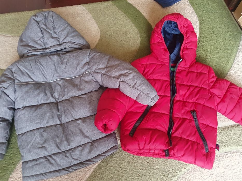 Зимни якета и грейка-НМ,Бенетон 3-4г.