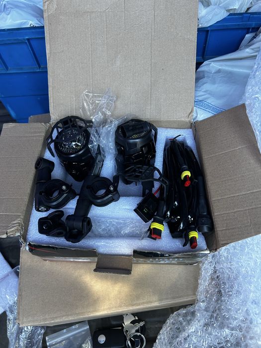 Set lumini proiectoare moto atv led