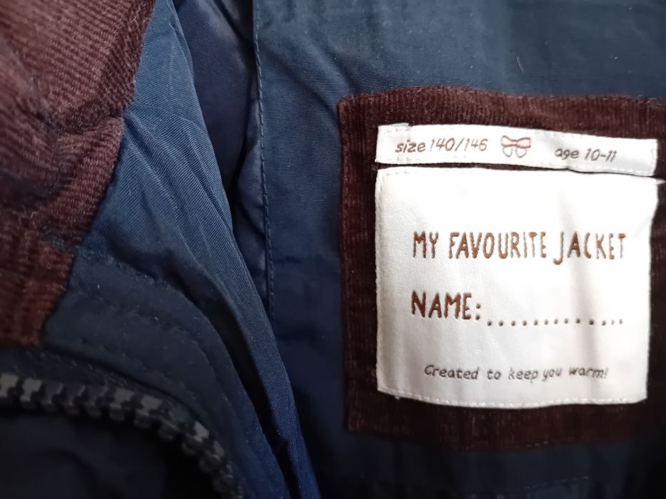 Зимно яке за момиче REVIEW, 10-11 год