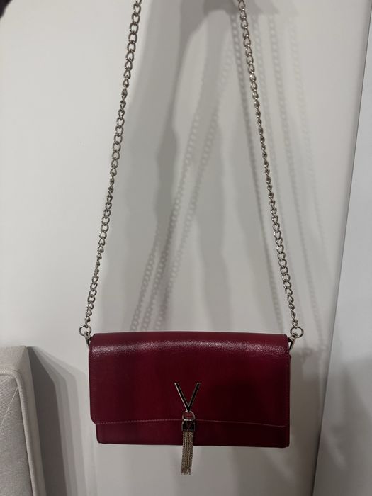 Червена чанта Valentino