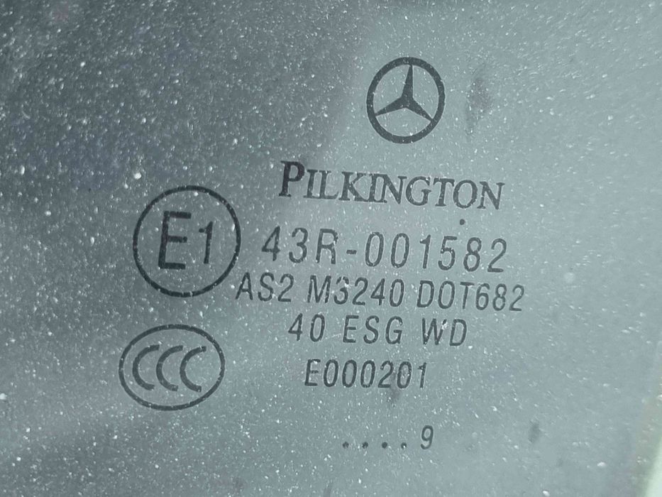 Geam usa stanga spate Mercedes Clasa C (W204) [Fabr 2007-2014] OEM