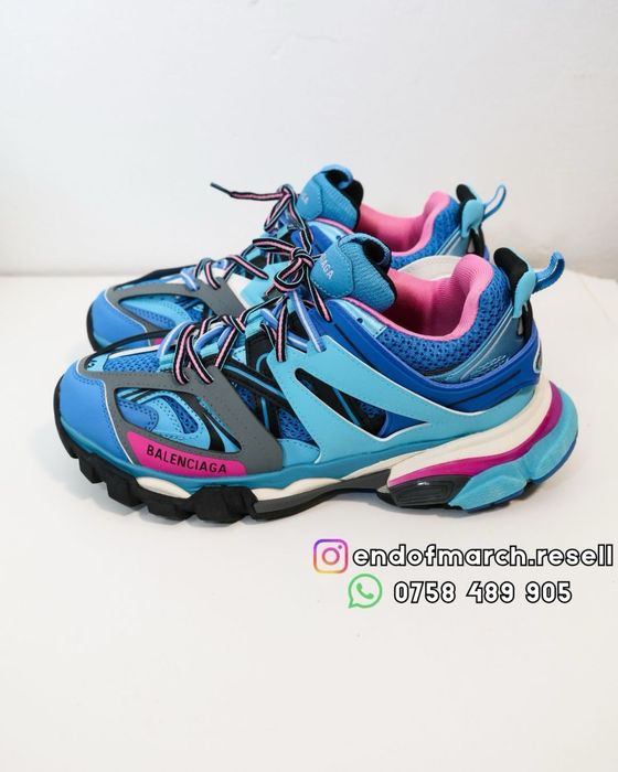 Balenciaga Track Blue&Pink Colorway