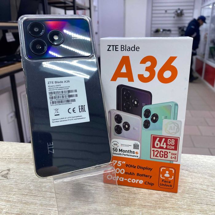 СВ-47/Сотовый телефон ZTE Blade A36 64GB/sk153414