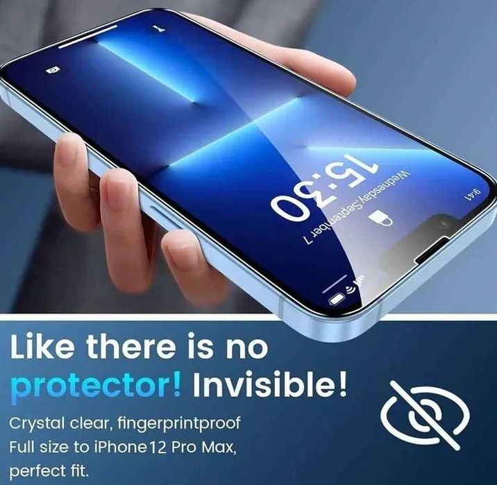 Protectie din sticla pentru iPhone 12 ProMax 3buc