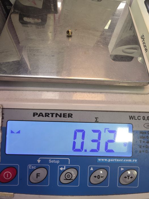 Biluță de aur 14k 0,32gr •Amanet Lazar Crangasi•