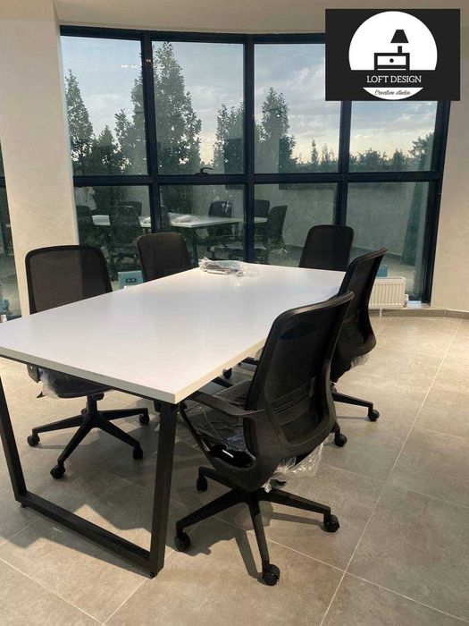 АКЦИЯ!Офисный Переговорный Стол в Стиле Лофт/ Ofis Stoli Loft Uslubida