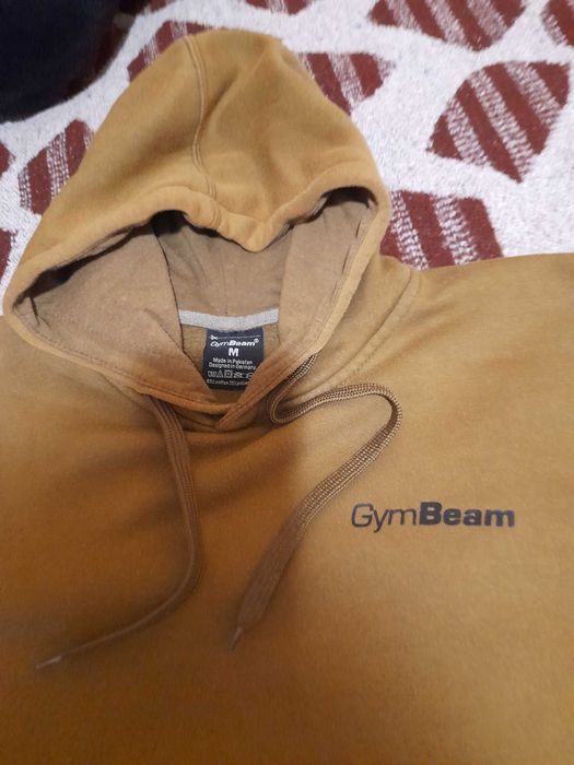 Черен суитшърт XS мъжки и тютюнев мъжки суитшърт М