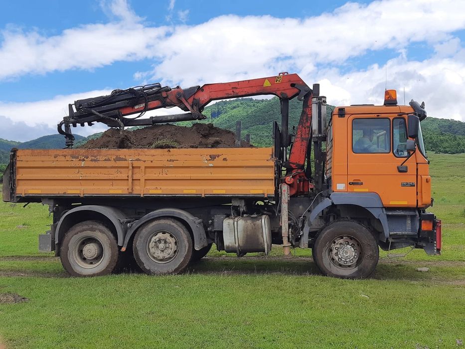 Camion forestier MAN 6x4