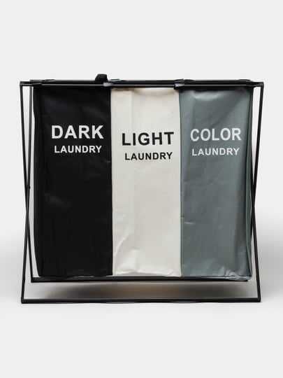 Доставка! Корзина для белья с 3 отделениями Корзина для белья du16