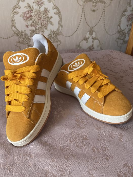 Кроссовки Adidas Campus желтые