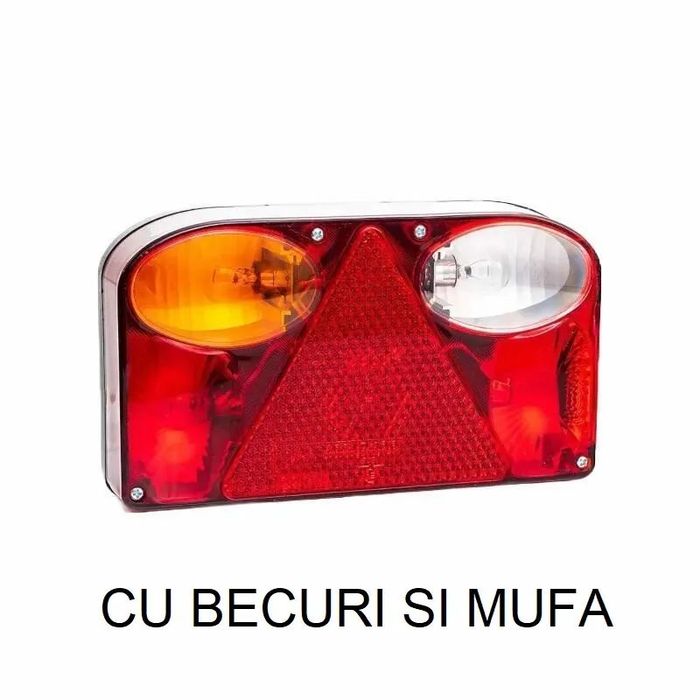 Lampa spate 238x138, 5 functii cu triunghi si ceata/mers inapoi, FT-088 Fristom, FT 088