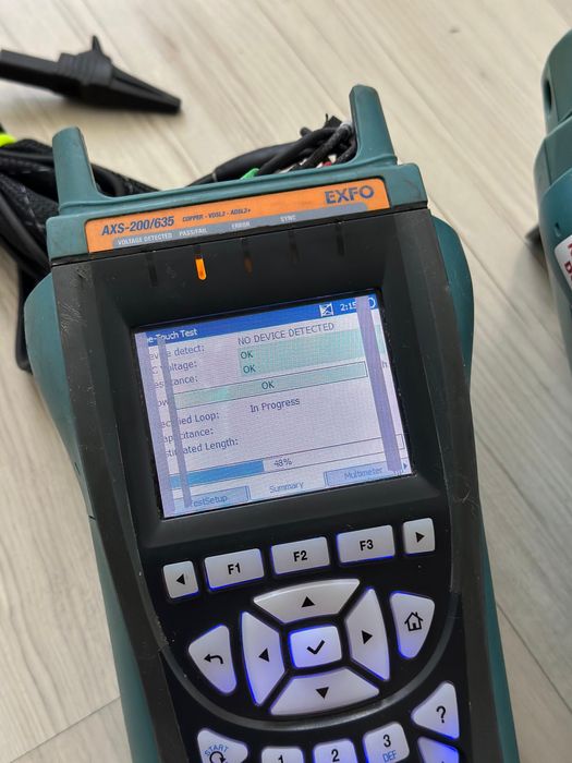 EXFO AXS 200/635 Sharp Tester Testare Linii Telecomunicatii Multimetru Digital Dmm Stare Buna