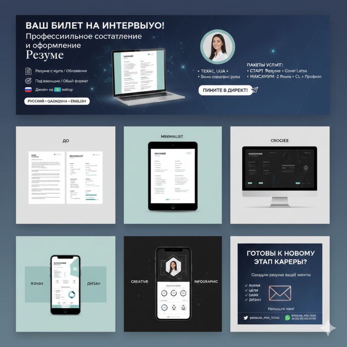 Ваше резюме — это ваш билет на интервью!