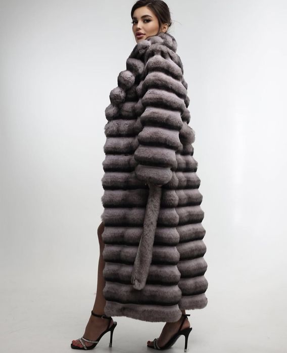 Эко шуба шеншилла