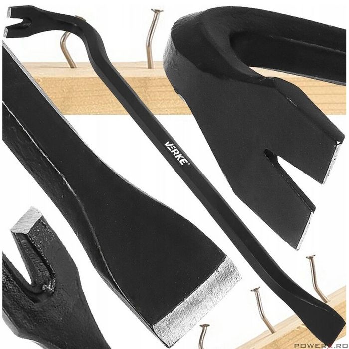 Levier, ranga cu extractor, lungime 600 mm, diametrul 17 mm, Verke