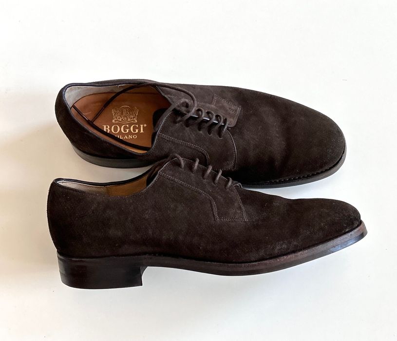 Boggi Milano елегантни мъжки кожени обувки 44 номер