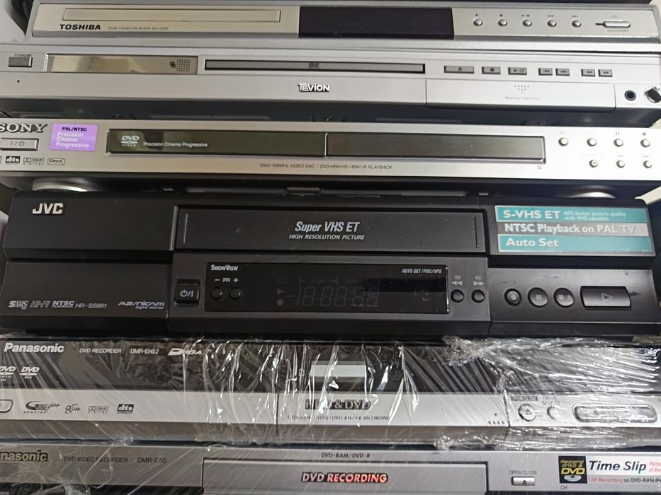 Jvc HR-S6600 si HR-S5961 super vhs hifi combo lg schenider philips