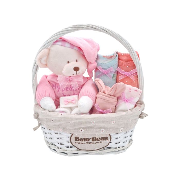 Coșulețe cadou bebeluși – fete, băieți, neutre și gemeni BabyBear.ro
