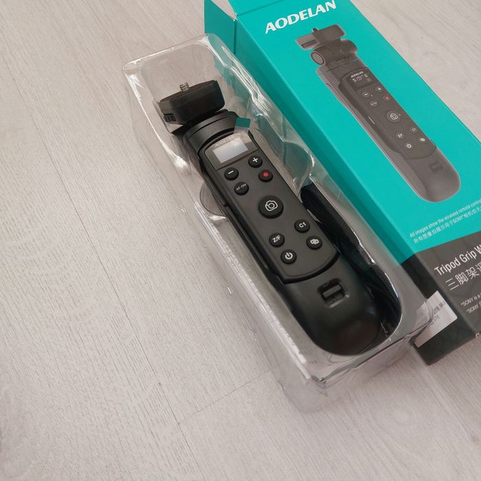 Професионален безжичен влог статив AODELAN TG-1 + OLED Bluetooth дистанционно BR-3-Sony/Nikon/Canon