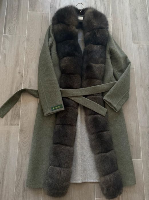 Palton Carolina design din cașmir și lână