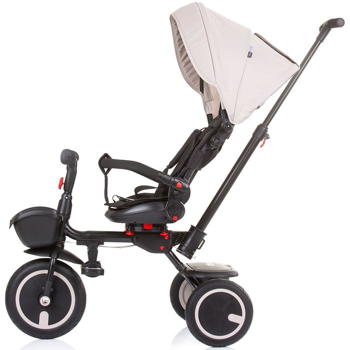 Tricicleta pliabila Chipolino Quick Fold cu sezut reversibil sand