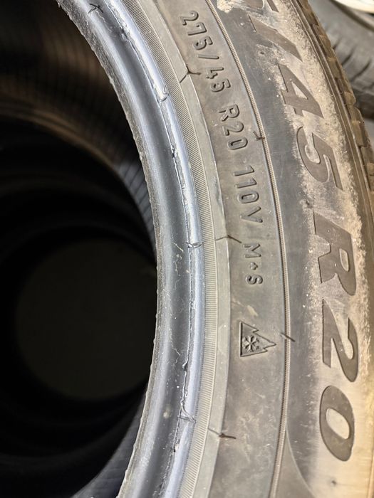 4x  Anvelope 275/45/20 Pirelli, iarna. Impecabile! 6 mm profil