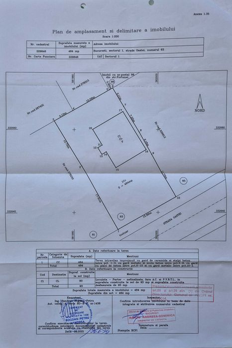 Se vinde teren Bucurestii noi - 484 mp, langa parc