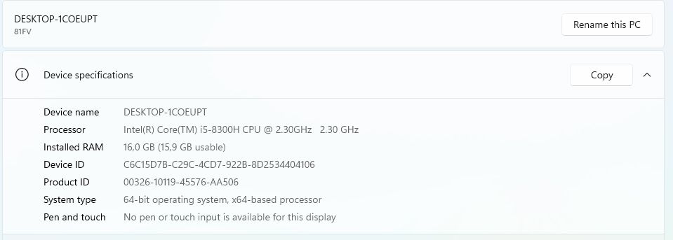 Laptop Lenovo Legion