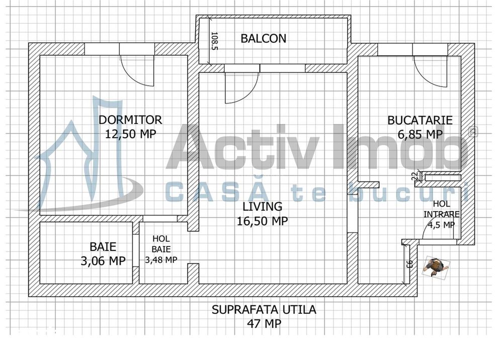 Apartament 2 camere in zona centrala Moldova Noua, langa piata