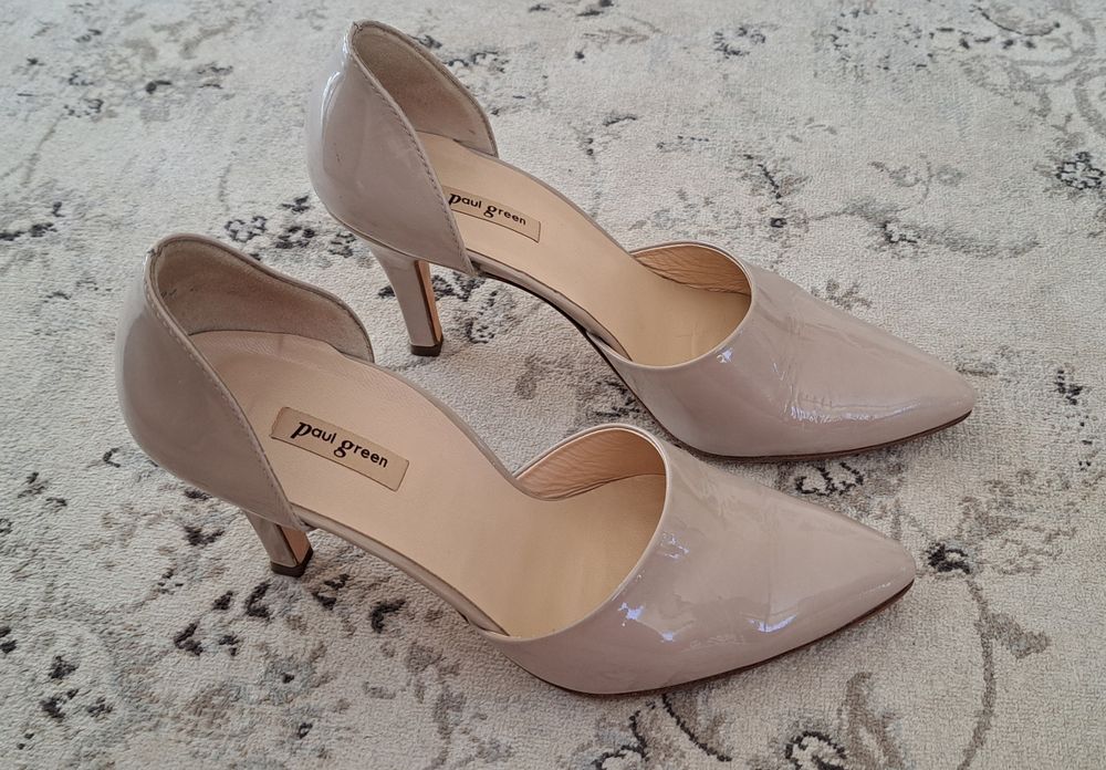 Pantofi dama piele naturala lăcuită 39