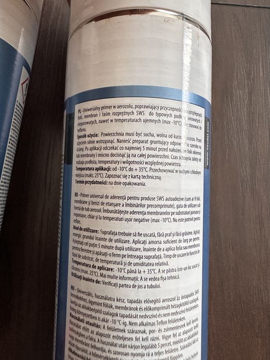 Spray primer Soudal SWS 500 ml, benzi etansare ferestre