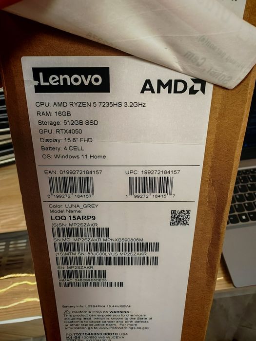 Lenovo LOQ 15ARP9