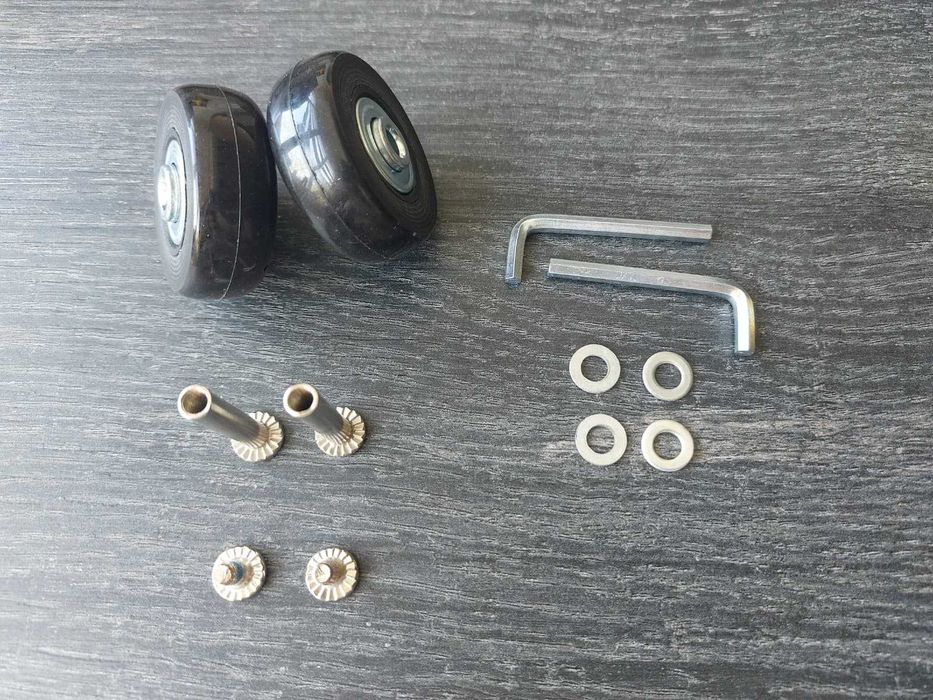 Set 2 roti inlocuire bagaje troler - 42 x 17 mm