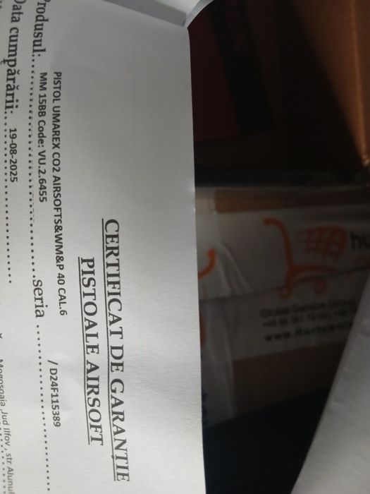 Vand Pistol air soft