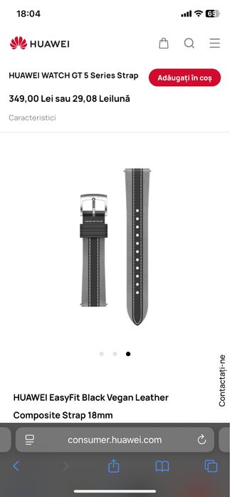 Curea huawei smartwatch