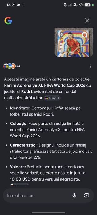 Vând cartonase ediție limitată