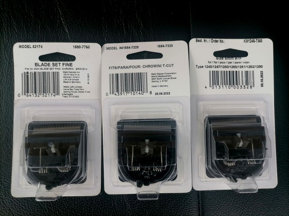Vând cuțite mașină de tuns wahl, moser, ermila