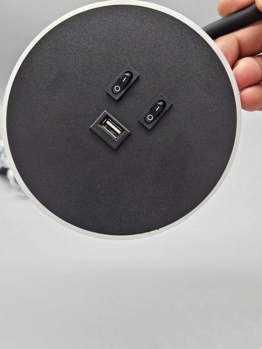 Модерен LED стенен аплик с USB порт и гъвкаво рамо за четене!ТОП цена!